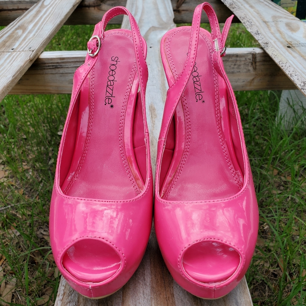 Hot Pink Platform Shoedazzle Heels